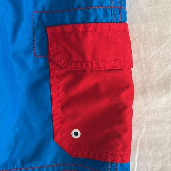 THE CHILDREN’S PLACE Boy’s Drawstring Patriotic Swim Trunks / Size: Small 5/6 - Picture 4 of 7